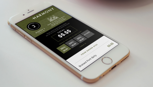 Pay at the table technology