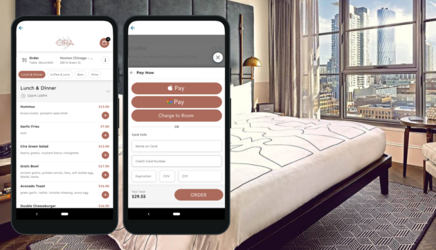 Room Service - CardFree Concierge Services Mobile Ordering System for Hotels