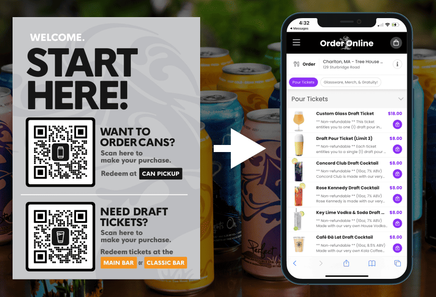 Tree House Brewing Digital Customer Experience by CardFree
