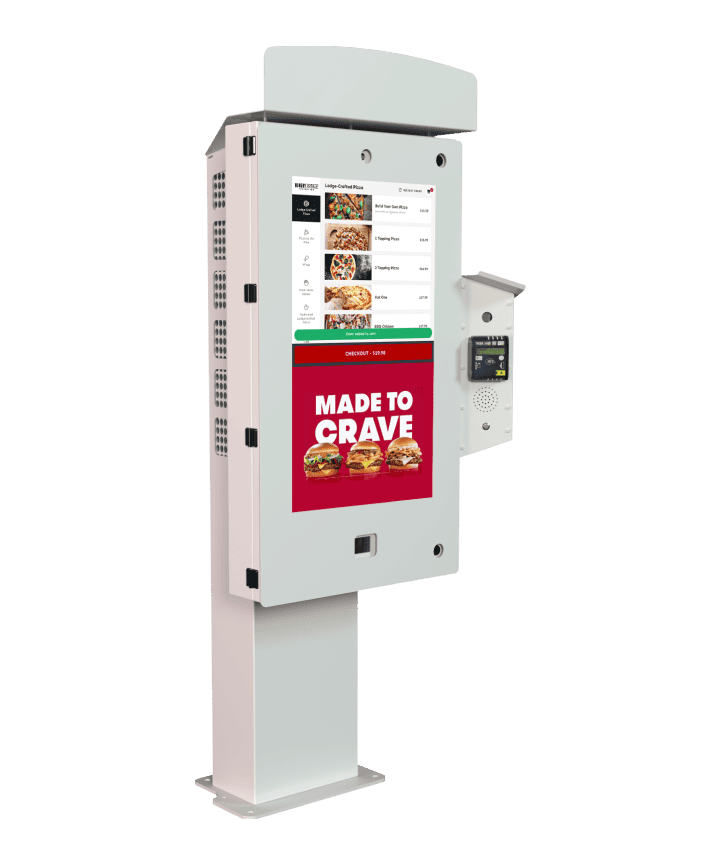 CardFree kiosk drive-thru order and pay system