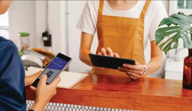 QR code payments for restaurants
