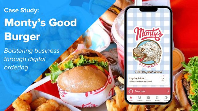 CardFree mobile ordering case studies | Monty's Good Burger